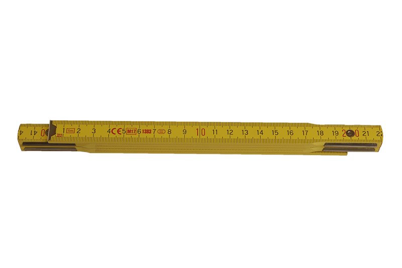 Metr skládací 1m - PROFI dřevo žlutý 0.0565 Kg  DÍLNA Sklad16 13021 100