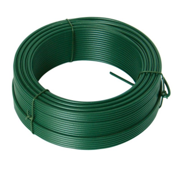 Napínací drát 2.6mmx26M zelený PVC 0.55 Kg  DÍLNA Sklad16 42251 100